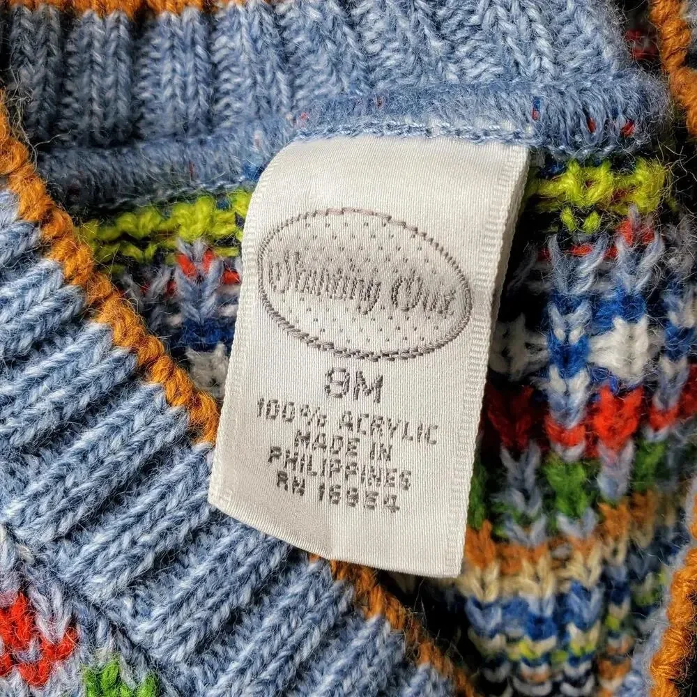 Starting Out Baby Boys 9m Outfit - Knit Cardigan Sweater and Jeans